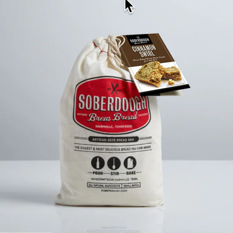 Cinnamon Swirl Flavor Soberdough Brew Bread Baking Kit Rust & Cinder