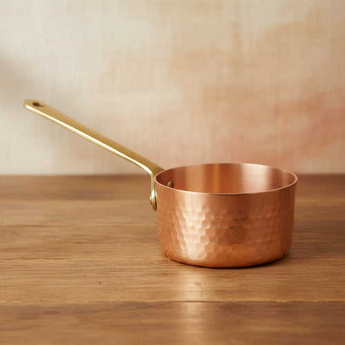 Pure Copper Sauce Pot – Mini Soufflé & Chocolate Melting Pan for Gourmet Cooking Sourdough Kitchen