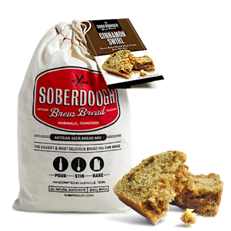 Cinnamon Swirl Flavor Soberdough Brew Bread Baking Kit Rust & Cinder