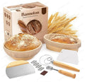 14-Piece Proofing Basket Tool Set, Bread Banneton Kit for Dough Fermentation Sourdough Kitchen