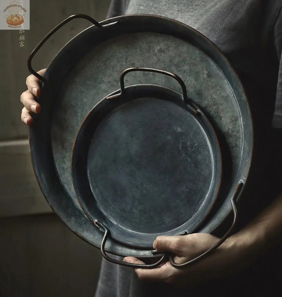 Wrought Iron Bread Tray – Rustic Vintage Kitchen Decor Dropshipman